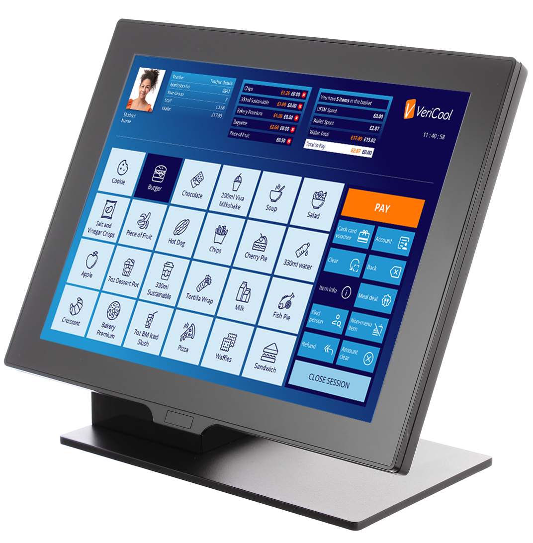 EPOS Cashless Catering Till with VeriCool SwiftQ